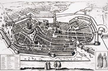 Hamburg in the 'Hanse'-age (1570)