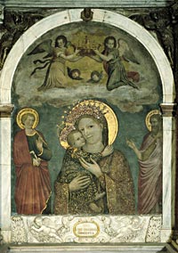 Stefano da Ferrara, The Virgin of the Pillar, XIV century