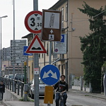 The road on 'Piazza Dei Miracoli'