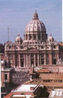 S Pietro in Vaticano from Castel S Angelo