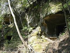 Tomb caves (yagura)
