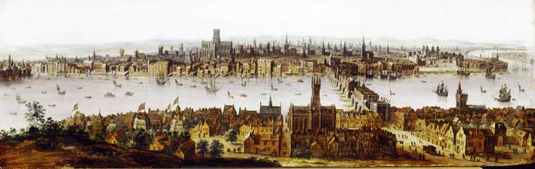 View of London from Southwark