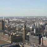 View on Westminster from London Eye