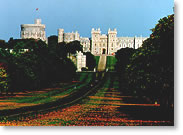 Windsor Castle viewed from the Long Walk