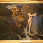 Jean-Auguste-Dominique Ingres (Montauban, 1780-Paris, 1867); Roger delivrant Angelique