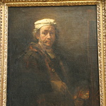 Rembrandt Harmensz. VAN RIJN, known as REMBRANDT; Portrait de l'artiste au chevalet